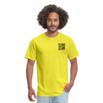 I Get Paid To Stand Around (Flagger) T-Shirt - yellow