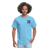 I Get Paid To Stand Around (Flagger) T-Shirt - aquatic blue