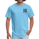 I Get Paid To Stand Around (Flagger) T-Shirt - aquatic blue