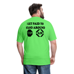 I Get Paid To Stand Around (Flagger) T-Shirt - kiwi