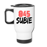 845 Subie Travel Mug 14 oz. - white