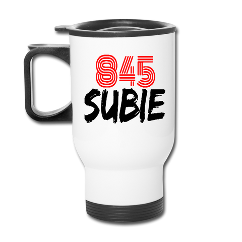 845 Subie Travel Mug 14 oz. - white