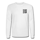 I Get Paid To Stand Around (Flagger) Men's Long Sleeve T-Shirt - white
