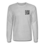 I Get Paid To Stand Around (Flagger) Men's Long Sleeve T-Shirt - heather gray
