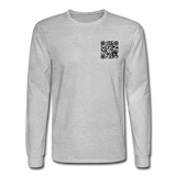 I Get Paid To Stand Around (Flagger) Men's Long Sleeve T-Shirt - heather gray