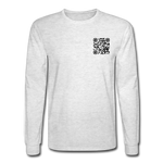 I Get Paid To Stand Around (Flagger) Men's Long Sleeve T-Shirt - light heather gray