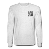 I Get Paid To Stand Around (Flagger) Men's Long Sleeve T-Shirt - light heather gray