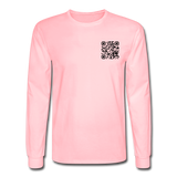 I Get Paid To Stand Around (Flagger) Men's Long Sleeve T-Shirt - pink