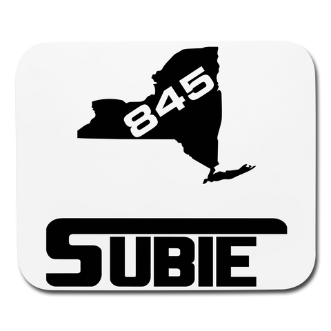 845 Subie Mouse pad Horizontal - white