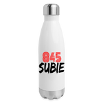 845 Subie Insulated Stainless Steel Water Bottle - white