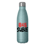 845 Subie Insulated Stainless Steel Water Bottle - turquoise glitter