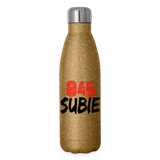 845 Subie Insulated Stainless Steel Water Bottle - gold glitter