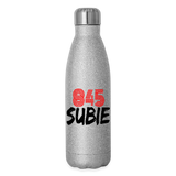 845 Subie Insulated Stainless Steel Water Bottle - silver glitter