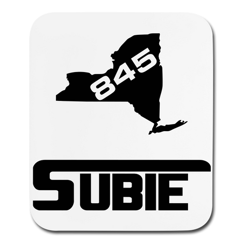 845 Subie Mouse pad Vertical - white