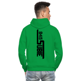 845 Subie Vertical Design Black - kelly green
