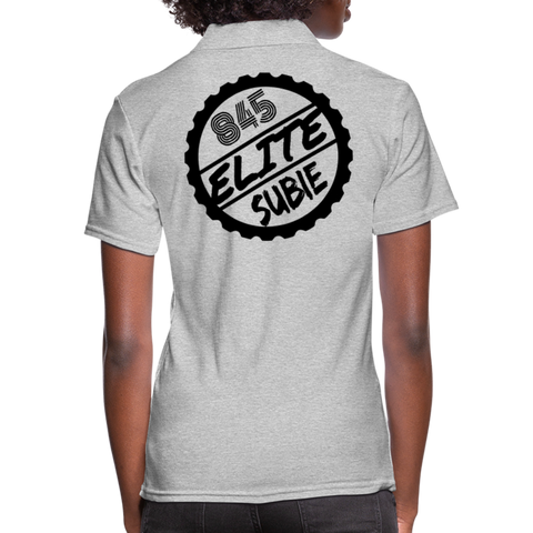 845 Subie Elite Women's Polo (Option 1) - heather gray