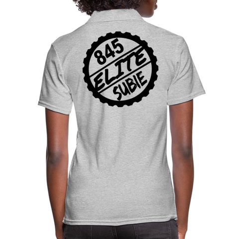 845 Subie Elite Women's Polo (Option 2) - heather gray